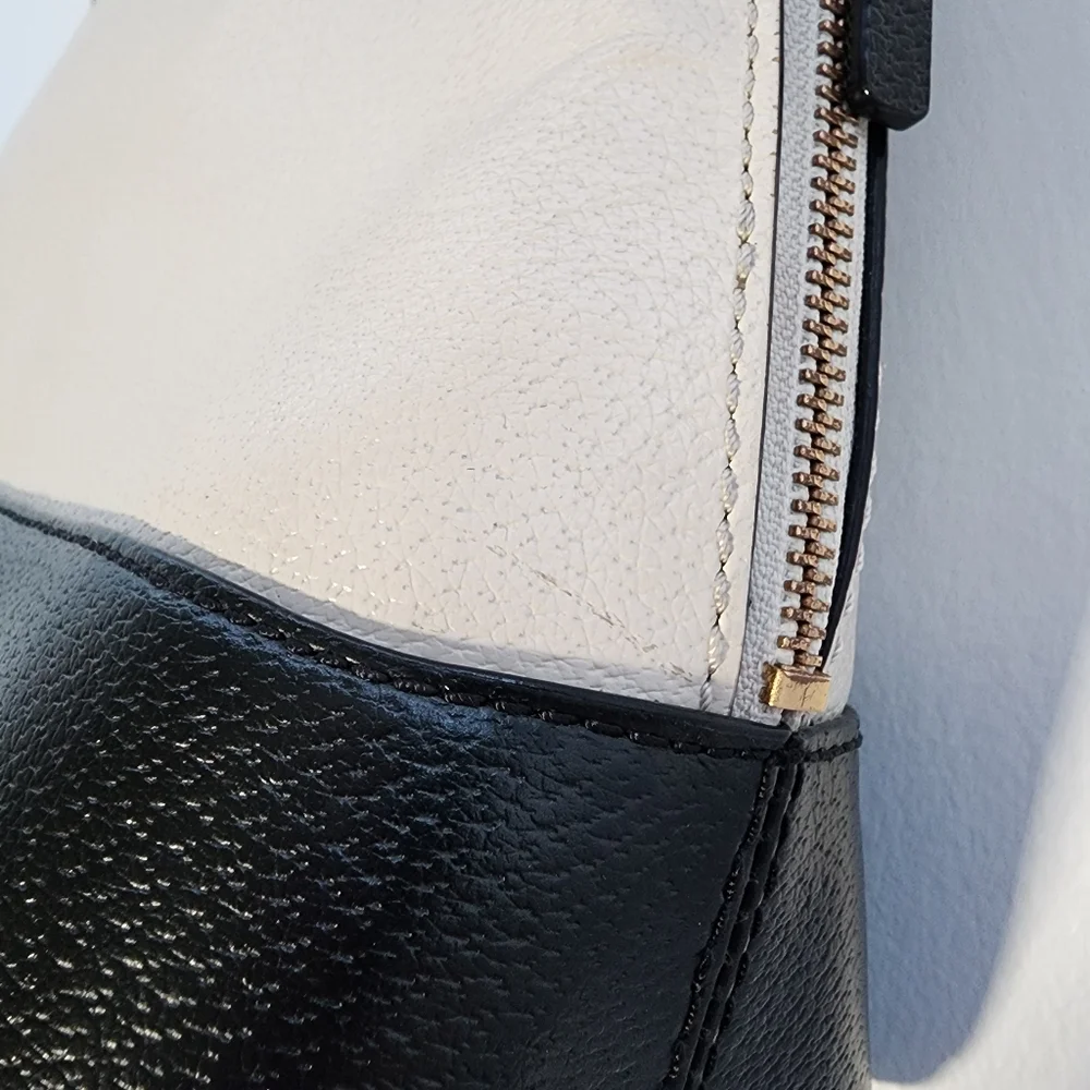 Kate Spade Black and White Satchel with Classic Design - Picture 4 of 16